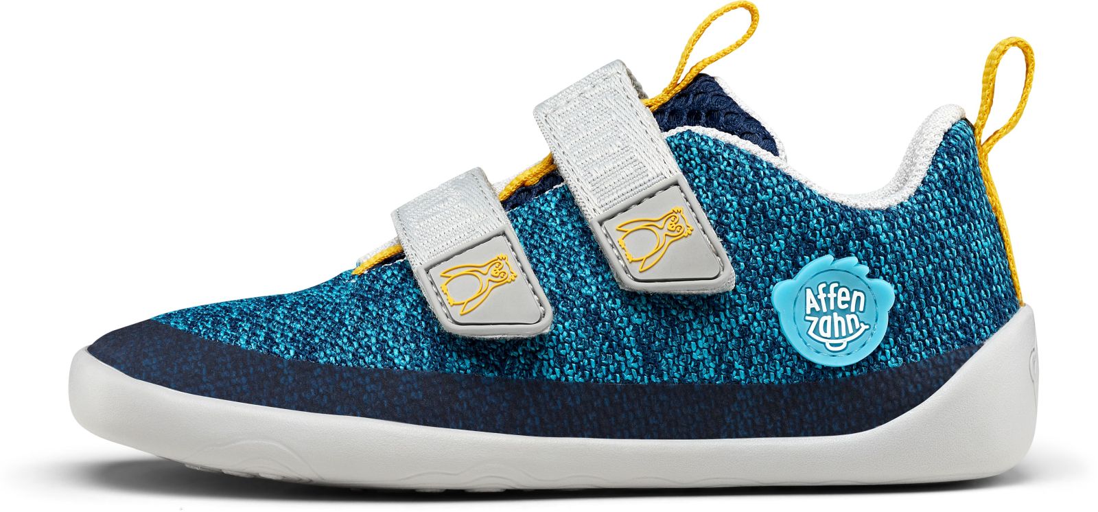 Dětské barefoot boty Affenzahn Sneaker Knit Happy - Penguin